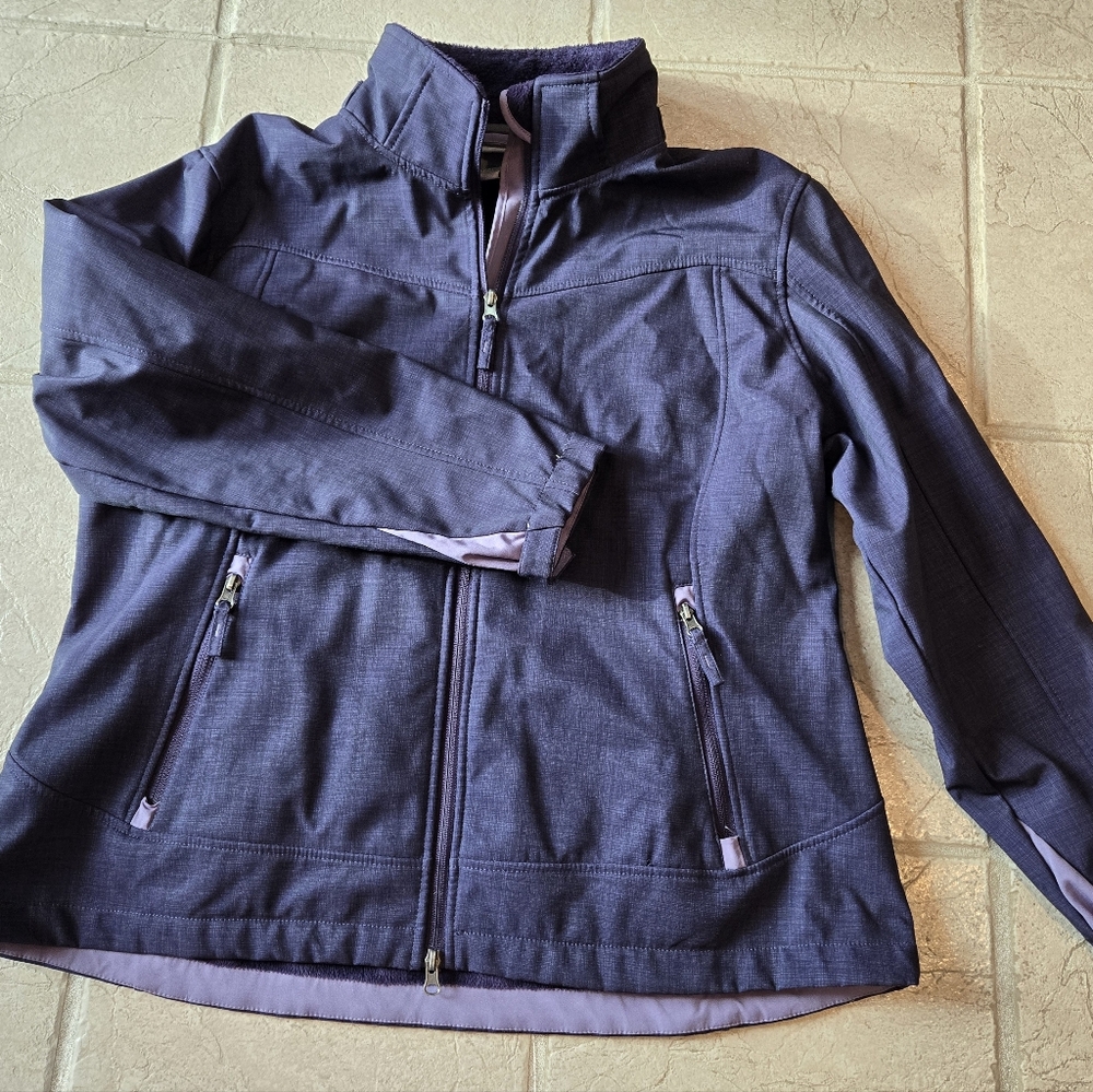 Deep Purple Coat 2X Lightweight Free Country Fleece Lining